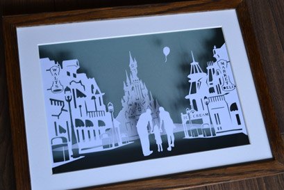 Disneyland papercut