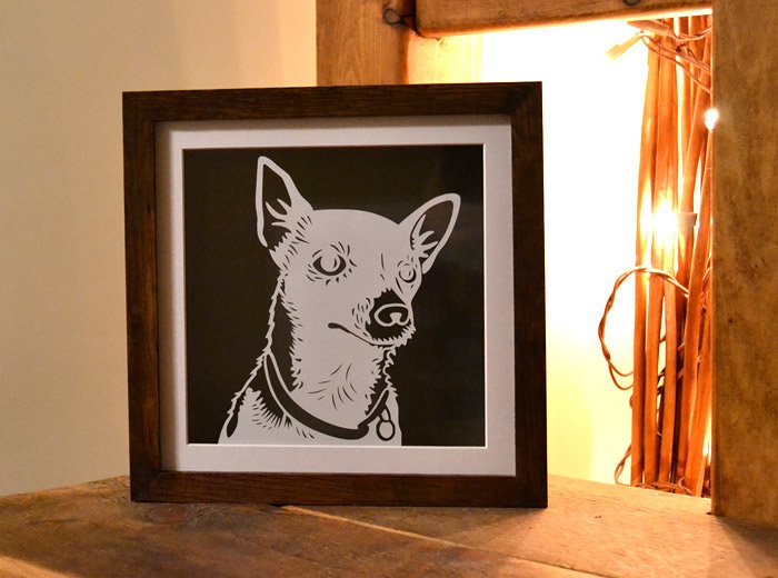 Chihuahua portrait art