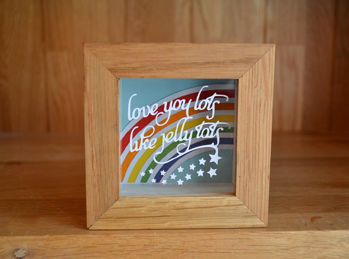 Love you like jellytots Papercut