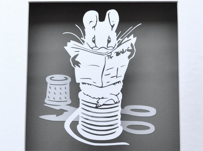 Framed mouse art