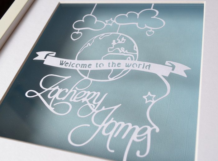 nursery framed detailed art