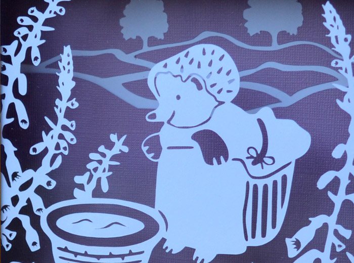 Beatrix Potter papercut