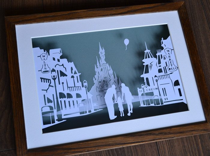 Disneyland Paris Papercut