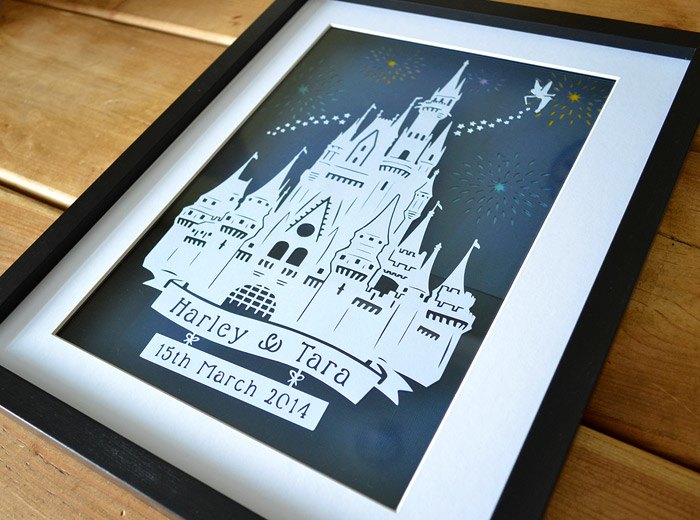 Disneyworld Castle personalised gift
