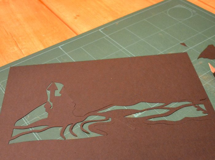 fairytale hand cut paper art