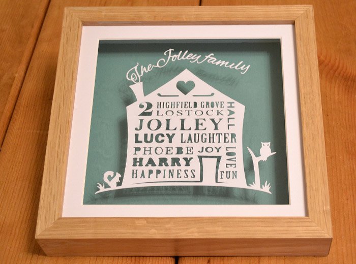 personalised family names art