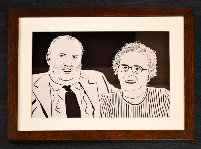 Grandparents portrait gift