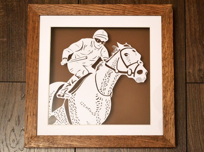 horse portrait from photograph