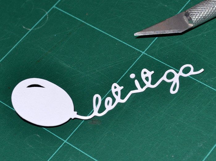 Miniature framed papercut