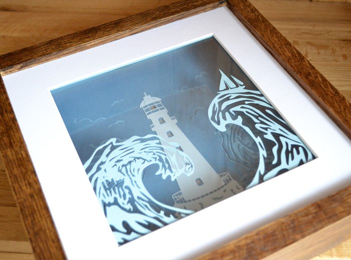 handmade oak box frame