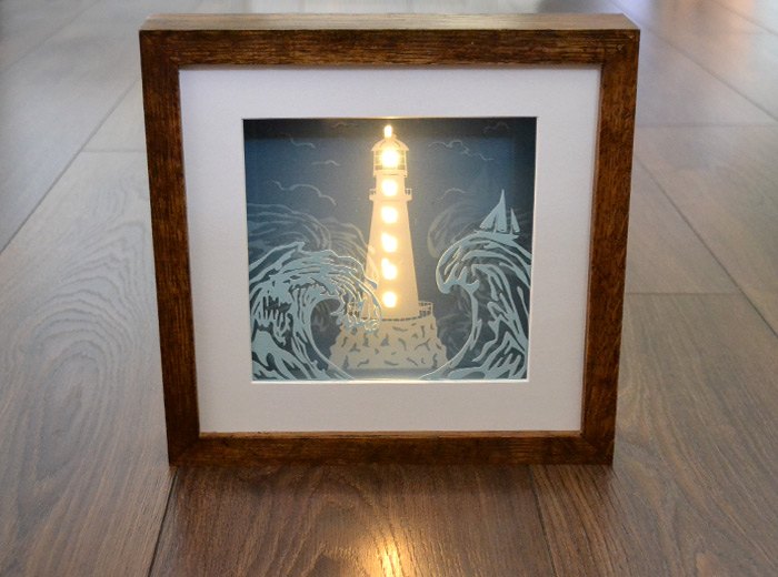 illuminated papercut