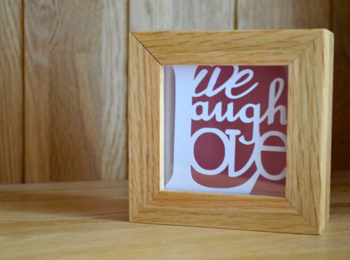 Live Laugh Love typography