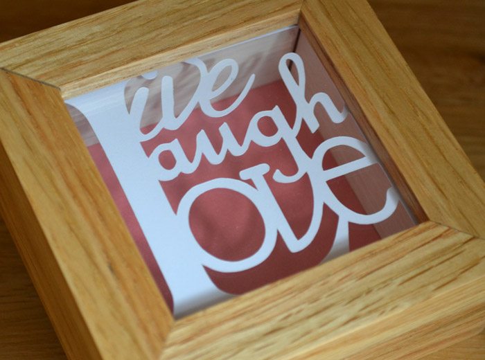 Minature Framed Papercut