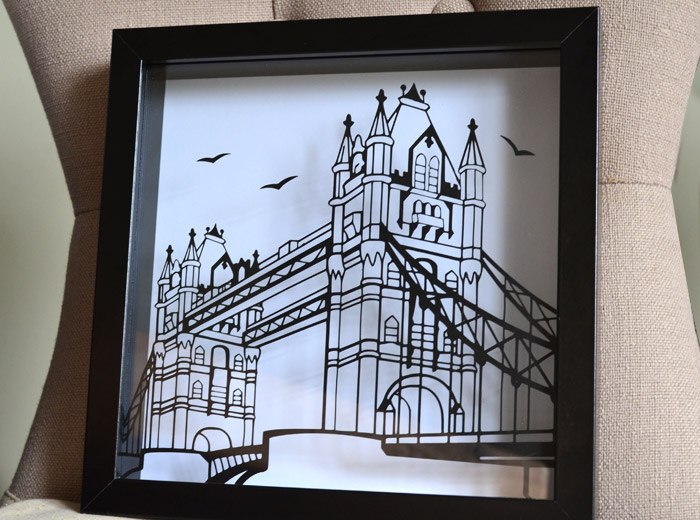 Black and White Tower bridge