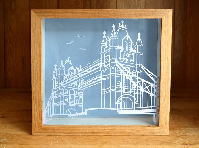 London Bridge Papercut