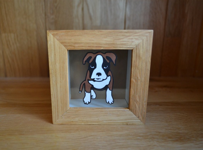 personalised anniversary papercut gift