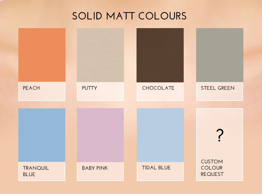 matt colour necklaces