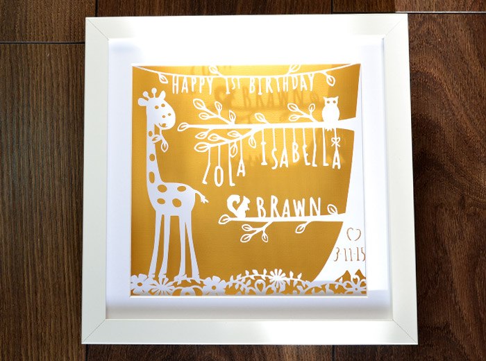 personalised baby art