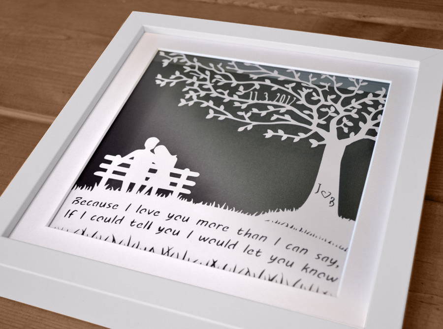 Paper anniversary craft