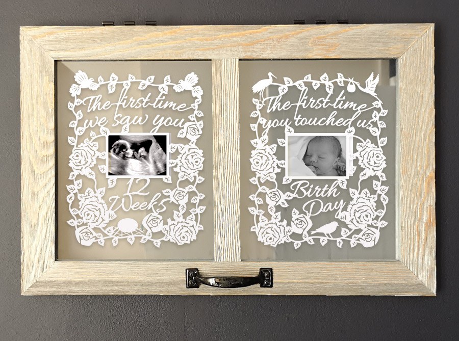 welcome to the world paper cut