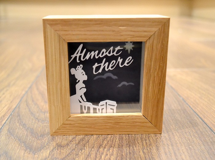 Princess and frog mini papercut