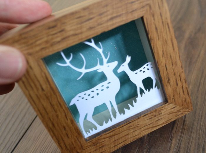 deer papercut