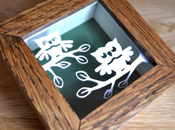 twit twoo owl minature papercut