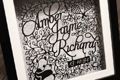 birthday papercutting gift