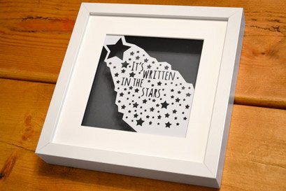written in the stars papercut